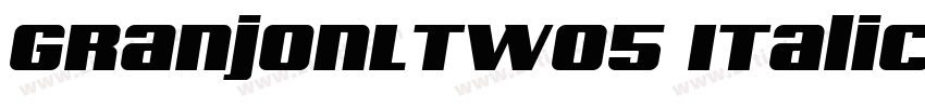GranjonLTW05 Italic字体转换